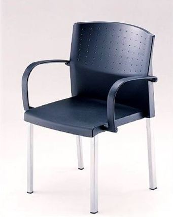 [EB-C09-0004] 排椅｜PP椅身、有扶手、金屬腳 (W61.5*53.5*H85　EB-C09-0004)