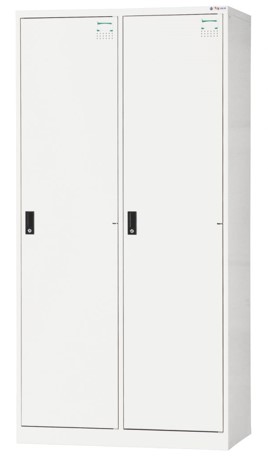 [EE-H05-0063] 衣櫃｜全鋼製、每片大門內附鏡片*1、吊衣桿型格板*1、鑰匙鎖/密碼鎖(※記得更改) (W90*D51*H180.2　EE-H05-0063)